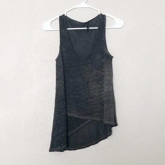 THE T REFINERY V Neck Asymmetrical Tank Top SZ XS - Picture 1 of 4